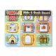 Melissa and Doug Fa készségfejlesztő játék, Mágneses bújócska tábla