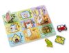 Melissa and Doug Fa készségfejlesztő játék, Mágneses bújócska tábla