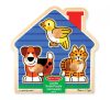 Melissa & Doug Fa Készségfejlesztő, Puzzle Fogantyúval, Kis Kedvencek