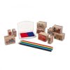 Melissa and Doug Fa nyomda készlet ceruzákkal, járművek