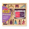 Melissa & Doug Fa Nyomda Készlet Ceruzákkal, Hercegnők