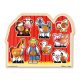 Melissa & Doug Fa Készségfejlesztő Játék, Puzzle Fogantyőúval, Farm