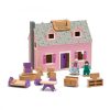 Melissa & Doug Szétnyitható Fa Babaház 