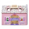 Melissa & Doug Szétnyitható Fa Babaház 