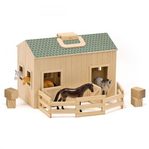 Melissa & Doug Szétnyitható Fa Istálló