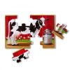 Melissa & Doug Fa Készségfejlesztő Játék, Puzzle, Farm Állatai