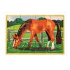 Melissa & Doug Fa Készségfejlesztő Játék, Puzzle, Farm Állatai