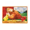Melissa & Doug Fa Készségfejlesztő Játék, Puzzle, Farm Állatai