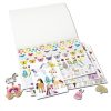 Melissa & Doug, Kreatív Játék,Matricagyűjtő füzet, Hercegnők, Tea Parti, Állatok