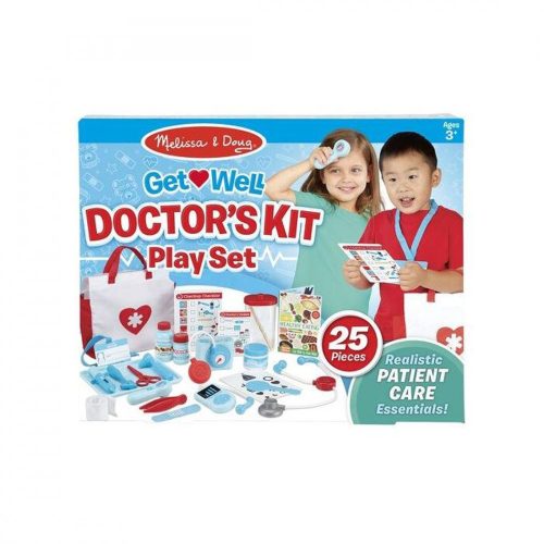 Melissa & Doug Szerepjáték, Gyógyulj Meg Doktor Játékkészlet 