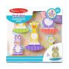 Melissa & Doug Fa Készségfejlesztő, Óriás Puzzle, Hintázó Vadállatok