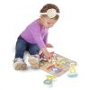 Melissa & Doug Fa Készségfejlesztő, Óriás Puzzle, Hintázó Vadállatok