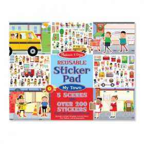 Melissa & Doug Újrahasználható Matrica Készlet, Város