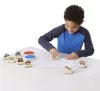 Melissa & Doug Fa Nyomda Készlet, Első Nyomdám, Járművek