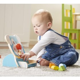   Melissa & Doug Fa Készségfejlesztő Játék, Pörgesd És Etesd Formaegyeztető Játék