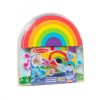 Melissa & Doug Fa Készségfejlesztő Játék, Azúrkék Nyomok és Te - Szivárvány Puzzle