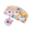 Melissa & Doug Bébi és Tipegő Fajátékok, Óriás Puzzle Gombbal, Farm Állatai