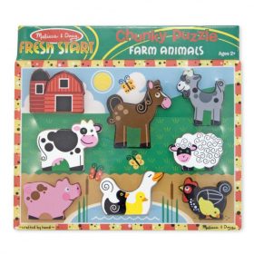 Melissa & Doug Könnyen Megfogható Farm Puzzle