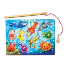   Melissa and Doug Fa készségfejlesztő játék, Mágneses horgászat
