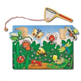   Melissa and Doug fa készégfejlesztő játék Mágneses lepkeháló