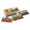 Melissa & Doug Fa, Puzzlek Dobozban, Építkezés