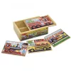 Melissa & Doug Készségfejlesztő Játék, Puzzlek Dobozban, Járművek