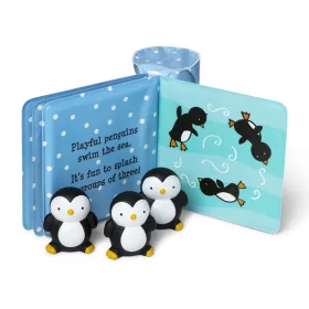   Melissa & Doug, Fürdőjáték, Vízálló Könyv, Játékos Pingvinek