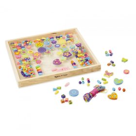 Melissa & Doug Kreatív Játék, Fa Gyöngy Szett, Bokréta
