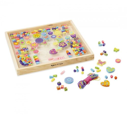Melissa & Doug Kreatív Játék, Fa Gyöngy Szett, Bokréta