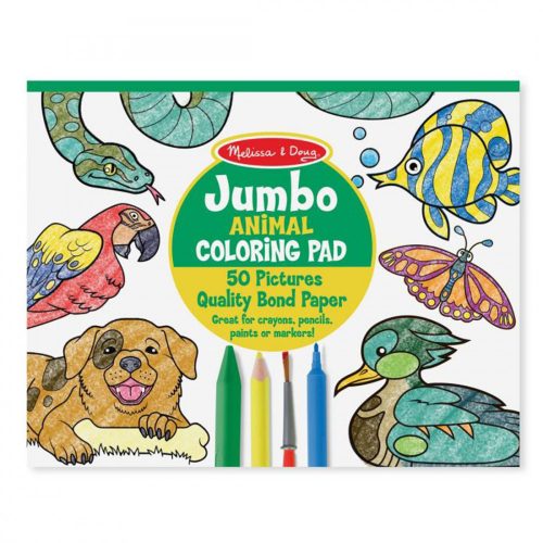 Melissa & Doug Jumbo Színező, Állatok