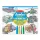 Melissa & Doug Jumbo Színező, Járművek