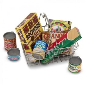 Melissa & Doug Szerepjáték, Bevásárlókosár Élelmiszerekkel   Melissa & Doug Szerepjáték, Bevásárlókosár Élelmiszerekkel