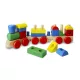 Melissa and Doug Fa készségfejlesztő játék, Építs vonatot