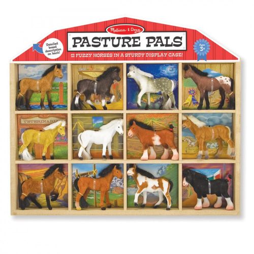 Melissa & Doug Ló Figurák, 12 db