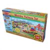 Melissa & Doug Fa Vonatok és Sínek, Vonat és Sínek és KIegészítők, 132 db-os szett