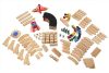 Melissa & Doug Fa Vonatok és Sínek, Vonat és Sínek és KIegészítők, 132 db-os szett