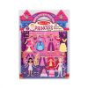 Melissa & Doug Kreatív Játék, Pufi Matrica Készlet, Hercegnő