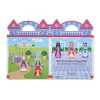 Melissa & Doug Kreatív Játék, Pufi Matrica Készlet, Hercegnő