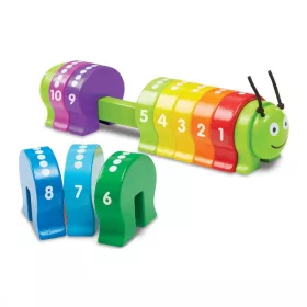   Melissa & Doug, Fa Készségfejlesztő Játék, Színes Számtanuló Hernyó