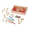 Melissa and Doug Fa nyomda készlet ceruzákkal, nagy méretű, kedvenceim
