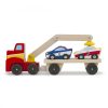 Melissa and Doug Fa jármű, mágneses autószállító