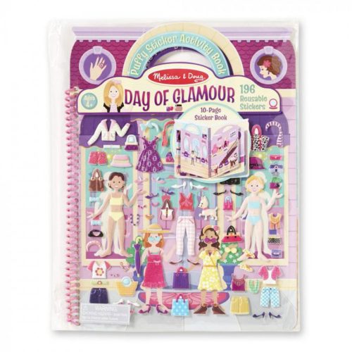 Melissa & Doug Pufi Matrica Készlet, Glamour 