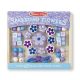 Melissa & Doug Fa Gyöngy Szett, Ragyogó Virágok