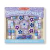 Melissa & Doug Fa Gyöngy Szett, Ragyogó Virágok