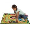 Melissa & Doug Játszószőnyeg 100x90 cm, Vonat