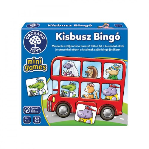 Orchard Toys, Mini játék - Kisbusz bingó