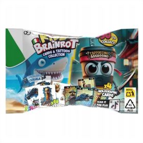 KIDZ WORLD, BRAINROT HOLOGRAFIKUS KÁRTYÁK, TETOVÁLÁSOK