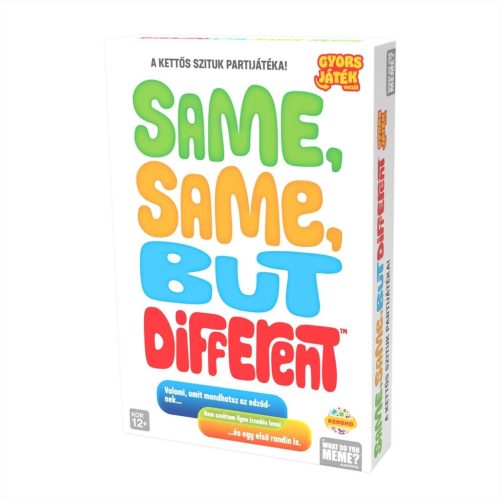 Same Same But Different - Quick Play kiadsás parti társasjáték