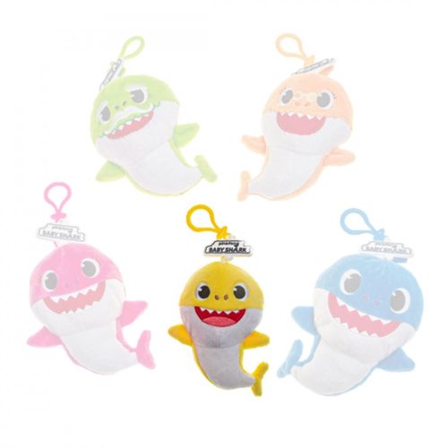 Baby Shark plüss pénztárca sárga