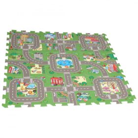 Puzzle szőnyeg, autópályás 
